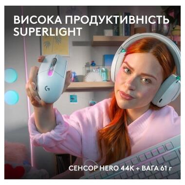 Мышка Logitech G305 X Superlight Wireless White (910-007747) фото №3