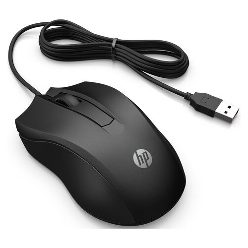 Миша HP 100 USB Black (6VY96AA) фото №2