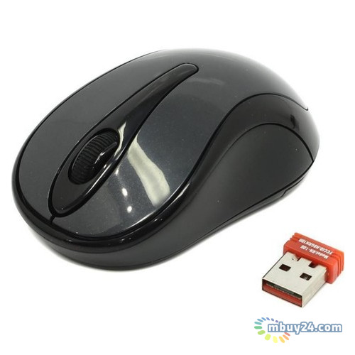 Миша A4Tech USB G3-280N Glossy grey фото №2