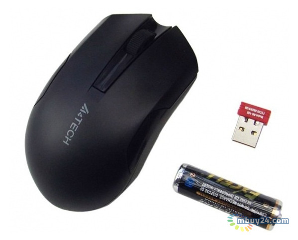 Миша бездротова A4Tech G3-200N USB black фото №4