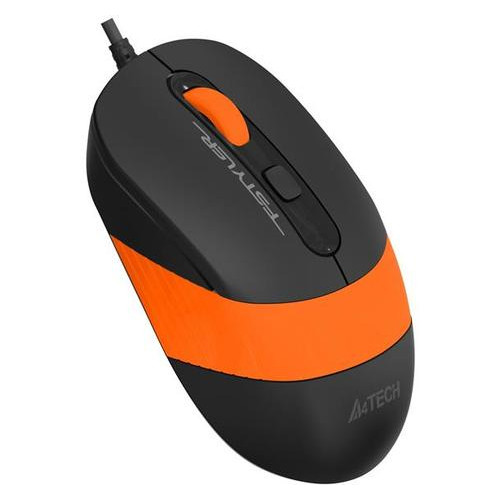 Миша A4Tech FM10S Orange/Black USB фото №2