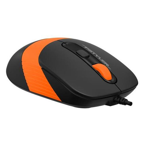 Миша A4Tech FM10S Orange/Black USB фото №5