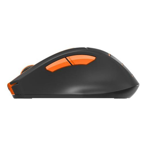 Миша бездротова A4Tech FG30S Orange/Black USB фото №3