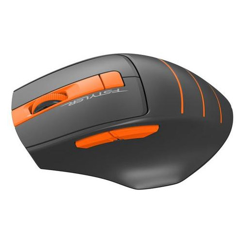 Миша бездротова A4Tech FG30S Orange/Black USB фото №2
