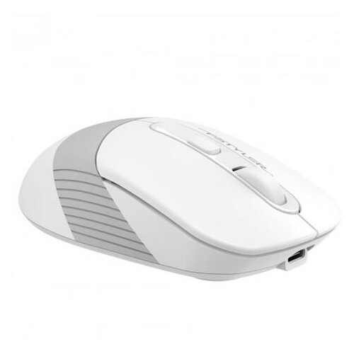 Миша бездротова A4Tech FB10C Grayish White USB фото №2