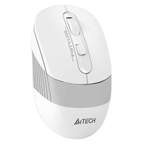 Миша A4Tech FB10CS Wireless/Bluetooth Grayish White фото №5
