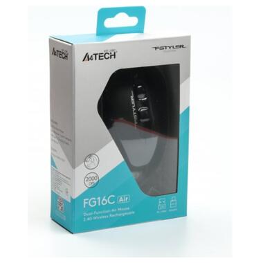 Мишка A4Tech FG16C Air Wireless Black (FG16C Air Black) фото №11