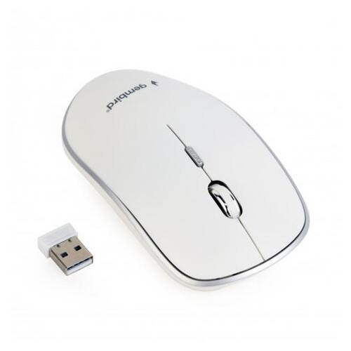 Мишка бездротова Gembird MUSW-4B-01-W White USB фото №3