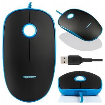 Мишка Modecom MC-M111 USB Blue-Black (M-MC-M111-140) фото №7