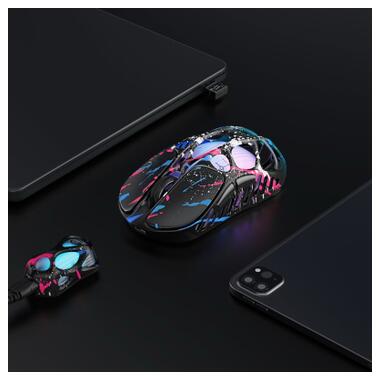 Мышка GravaStar Mercury X Pro 8K RGB Wireless/Bluetooth/USB Neon Graffiti (GS_X_PRO_CG_BLK) фото №6