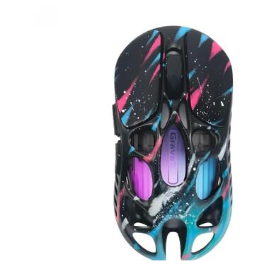 Мышка GravaStar Mercury X Pro 8K RGB Wireless/Bluetooth/USB Neon Graffiti (GS_X_PRO_CG_BLK) фото №1