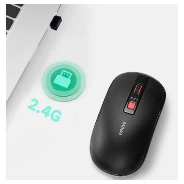 Мышка MiiiW Lite Wireless/Bluetooth Black (MW23M21 Black) фото №5