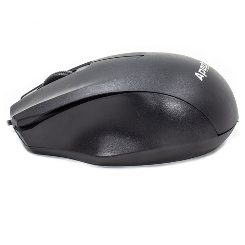 Миша комп'ютерна провідна Apedra M4 Black фото №4