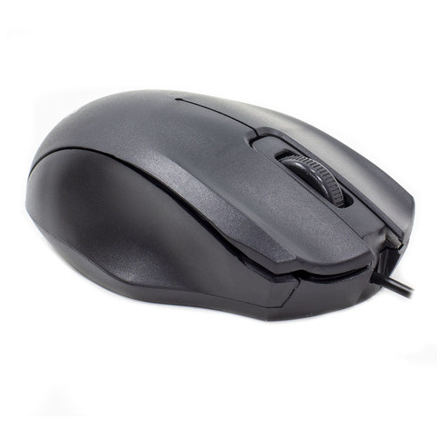 Миша комп'ютерна провідна Apedra M4 Black фото №2
