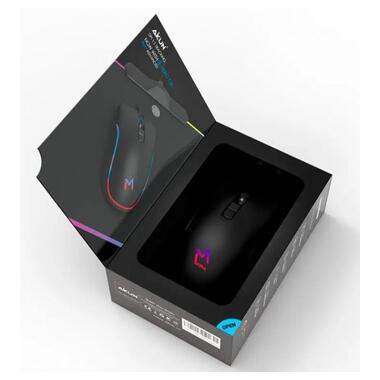 Мишка провідна ігрова Aikun GX66 RGB, чорна фото №7