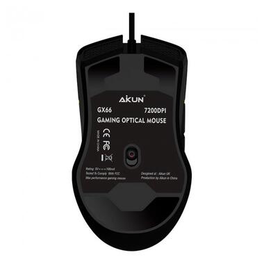 Миша Aikun Optical Gaming Mouse Backlight GX66 черная фото №6