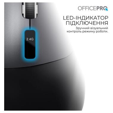 Мышка OfficePro M398B Wireless/Bluetooth Black (M398B) фото №8