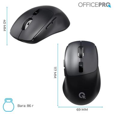 Мышка OfficePro M398B Wireless/Bluetooth Black (M398B) фото №12