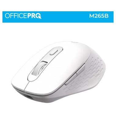 Мышка OfficePro M265W Wireless/Bluetooth Silent Click White (M265W) фото №4