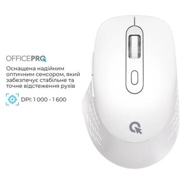 Мышка OfficePro M265W Wireless/Bluetooth Silent Click White (M265W) фото №6