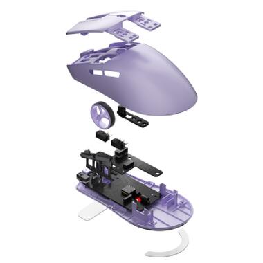 Мышка Thunderobot ML6Pro Nearlink Tri-mode Purple (6932066321154) фото №9