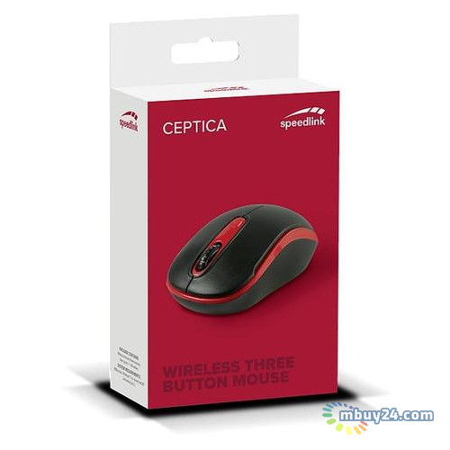Миша бездротова SpeedLink Ceptica (SL-630013-BKRD) Black, Red USB фото №3