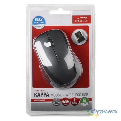 Миша бездротова SpeedLink Kappa (SL-630011-BK) Black USB фото №3