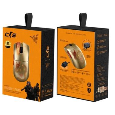 Мышка Razer Viper V3 Pro Wireless/USB Counter-Strike 2 Edition (RZ01-05120800-R3M1) фото №5