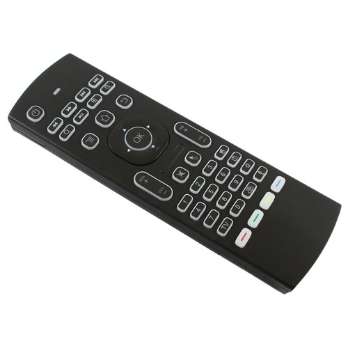 Пульт/миша гіроскопічна з клавіатурою MX3 Voice LED EN (англійська), (Airmouse Voice Keyboard) з мікрофоном та підсвічуванням, 2.4G фото №1