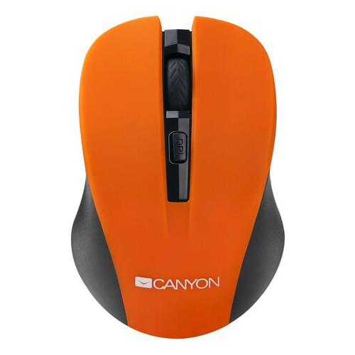 Миша бездротова Canyon CNE-CMSW1O Orange USB фото №1