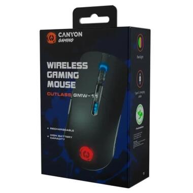 Мышка Canyon Cutlass Wireless USB Black (CND-SGMW11B) фото №6