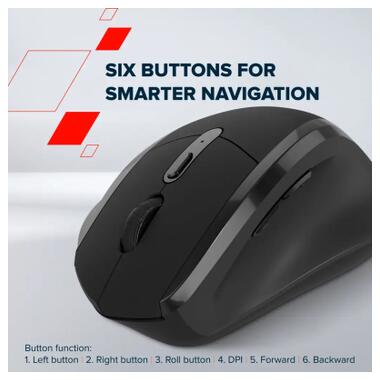 Мышка Canyon OnClick 17 Wireless Black (CNE-CMSW17B) фото №8
