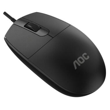 Мышка AOC MS100B USB Black (MS100B/LA) фото №6