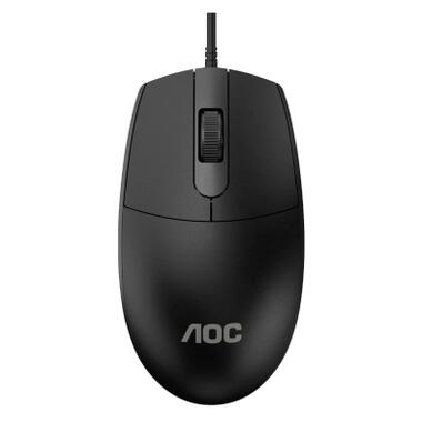 Мышка AOC MS100B USB Black (MS100B/LA) фото №1