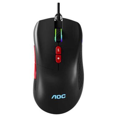 Мышка AOC GM180B LED USB Black (GM180B/LA) фото №1