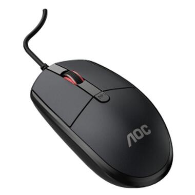 Мышка AOC MS130B USB Black (MS130B/LA) фото №5