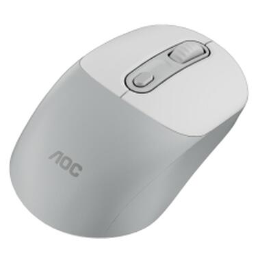 Мышка AOC MS300W Wireless/Bluetooth White (MS300W/LA) фото №5