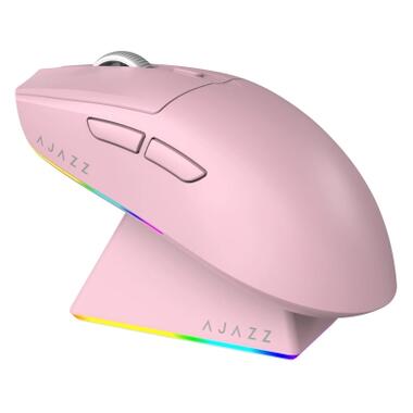 Мышка Ajazz AJ139 V2 MC Wireless/Bluetooth/USB Pink (AJ139-V2-MC-Pink) фото №1