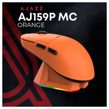 Мышка Ajazz AJ159P MC Wireless/Bluetooth/USB Charging Dock Orange (AJ159P-MC-Orange) фото №8