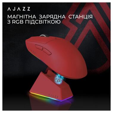 Мышка Ajazz AJ139 V2 MC Wireless/Bluetooth/USB Red (AJ139-V2-MC-R) фото №9