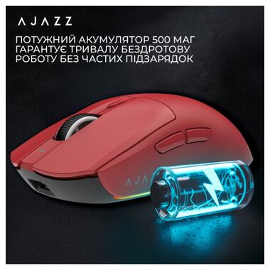 Мышка Ajazz AJ139 V2 MC Wireless/Bluetooth/USB Red (AJ139-V2-MC-R) фото №11