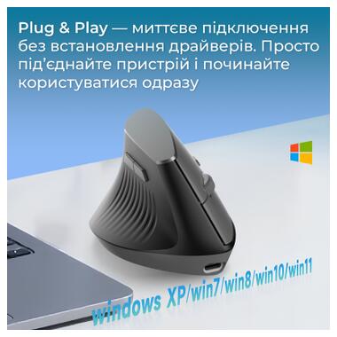 Мышка Ajazz i300 Wireless/Bluetooth/USB Black (i300-B) фото №12