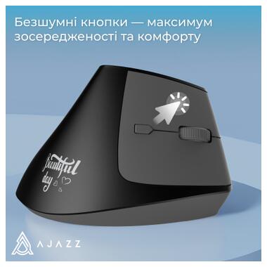 Мышка Ajazz i300 Wireless/Bluetooth/USB Black (i300-B) фото №8