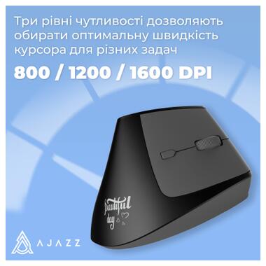 Мышка Ajazz i300 Wireless/Bluetooth/USB Black (i300-B) фото №11