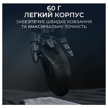 Мышка Ajazz AJ199 Carbon fiber Wireless/Bluetooth/USB Black (AJ199-B) фото №11