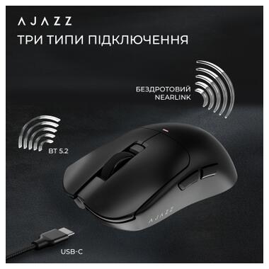Мышка Ajazz AJ200 Near Link AI MC Wireless/Bluetooth/USB White (AJ200-NL-AI-MC-W) фото №12