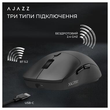 Мышка Ajazz NJ07-MC Combo Wireless/Bluetooth/USB Black (NJ07-MC-B) фото №10