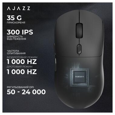 Мышка Ajazz NJ07-MC Combo Wireless/Bluetooth/USB Black (NJ07-MC-B) фото №12