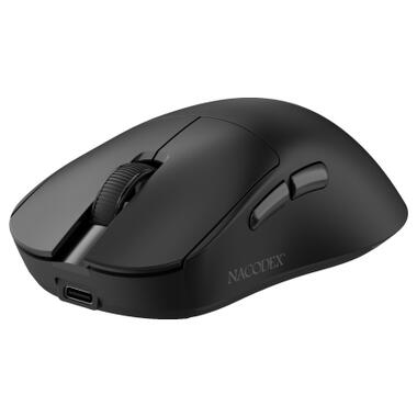 Мышка Ajazz x Nacodex NJ08-MC Wireless/Bluetooth/USB Black (NJ08-MC-B) фото №4