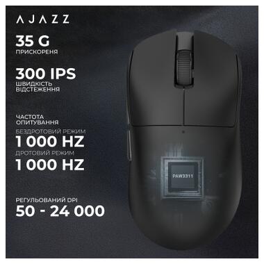 Мышка Ajazz x Nacodex NJ08-MC Wireless/Bluetooth/USB White (NJ08-MC-W) фото №11